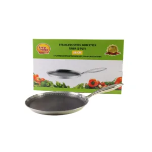 Stainless Steel Non-Stick Tawa (28CM)